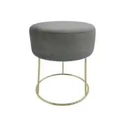 Netto Marken-Discount Echtwerk Sitzhocker Marylin mit Samtbezug Angebot