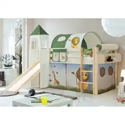 Netto Marken-Discount TiCAA Rutschbett mit Turm Kasper Kiefer Natur Motiv Angebot