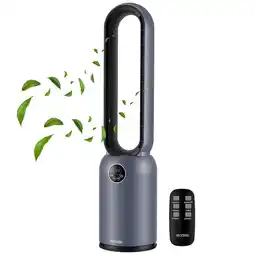 Netto Marken-Discount Echos Turmventilator m. Fernbedienung DC Motor 24 Stufen 12h Timer 50W Angebot