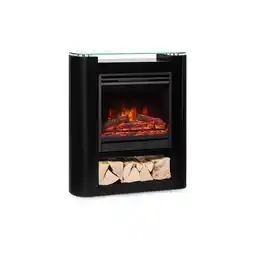 Netto Marken-Discount Studio 5 Arc Elektrokamin 1800 W LED-Flammen Heizlüfter Fernbedienung Schwarz Angebot