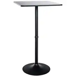 Netto Marken-Discount CLP Stehtisch Quadratisch I Eckige Tischplatte 60 X 60 CM Stabiles Metallgestell Angebot