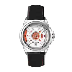 Netto Marken-Discount BE COOL Armbanduhr weiß/hellorange BCW02SWO Angebot