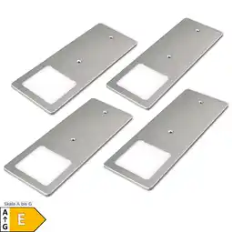 Netto Marken-Discount 4er Set Unterbauleuchte TooFlat warmweiß Angebot