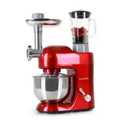Netto Marken-Discount Lucia Küchenmaschine 3-in-1 1800 W / 2,7 PS 5 Ltr Edelstahl BPA-frei Rot Angebot