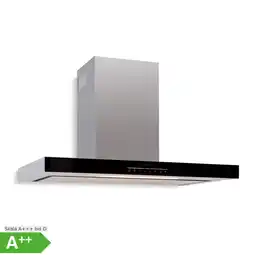 Netto Marken-Discount Alinea 90 Dunstabzugshaube 90cm Wandhaube WiFi A++ 500m³/h Touch Schwarz Angebot