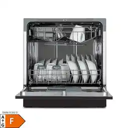 Netto Marken-Discount Amazonia 8 Geschirrspülmaschine 1620 Watt für 8 Maßgedecke 49 dB Aquastop Anthrazit Angebot