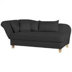 Netto Marken-Discount Max Winzer Selma Recamiere mit Armteil links klappbar schwarz Angebot
