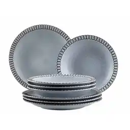 Netto Marken-Discount Mäser Teller Set, Steinzeug Ida Angebot