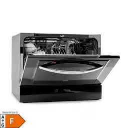 Netto Marken-Discount Havasia UV 6 Luminance Geschirrspüler UV Glasfront freistehend 1380W Schwarz Angebot