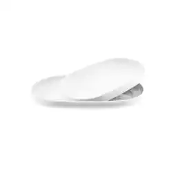 Netto Marken-Discount Belicia 2er Servierplatten Set Servierteller aus Porzellan in Weiß Hochglanz Oval Angebot