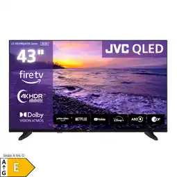 Netto Marken-Discount JVC LT-43VRQ3555 QLED Fernseher 43 Zoll Fire TV 4K UHD Smart TV HDR Dolby Vision Atmos, Alexa (2026) Angebot