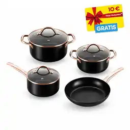 Netto Marken-Discount Ceraflon Excellent Diamant Koch und Bratset, 7 tlg. + 10 € Filial-Gutschein Angebot