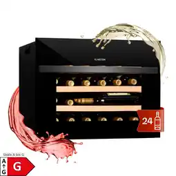 Netto Marken-Discount Vinsider 24 Built-In Uno Weinkühlschrank Einbaugerät 1 Zone 24 Fl Angebot
