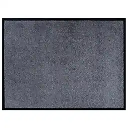 Netto Marken-Discount NYVI Fußmatte Unicolored - Pflegeleicht, Strapazierfähig, Anti-Rutsch Farbe:GrauGröße:90x150 cm Angebot