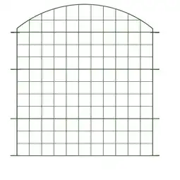 Netto Marken-Discount 11tlg. Teichzaun Oberbogen, ca. 390 x 78,5 cm - Dunkelgrün inkl. Zubehör Starter-Set Angebot