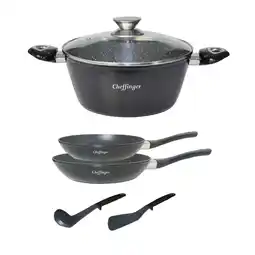 Netto Marken-Discount 6 tlg Kochgeschirr Kochtopf Set Topf Pfanne Küchenhelfer Angebot