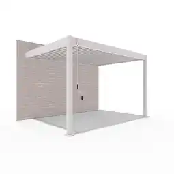 Netto Marken-Discount PergoLine Superior Wand Pergola 3 m x 3,6 m ivory sand Angebot