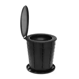 Netto Marken-Discount 3-in1 Camping-Toilette, Reisehocker, Abfalleimer ideal für Reisen Angebot