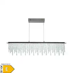 Netto Marken-Discount Näve LED Pendelleuchte DIAMONDS L: 120cm chrom Angebot