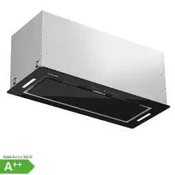 Netto Marken-Discount Hektor Eco Lüfterbaustein 72 cm 466 m³/h Touch Glas Schwarz Angebot
