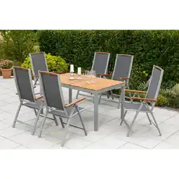 Netto Marken-Discount Merxx Siena Set 7tlg. Tisch 150x90 cm Angebot