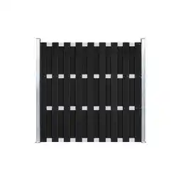 Netto Marken-Discount WPC-Sichtschutzzaun CARMENO - 1x Element, ca. 180 x 180 cm - Schwarz Angebot
