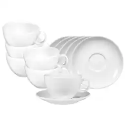 Netto Marken-Discount Seltmann Weiden Milchkaffeetassen mit Untertassen VIP. 370 ml 6er Set Angebot