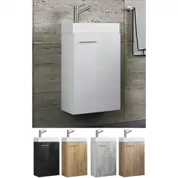 Netto Marken-Discount VCM 2-tlg Set Waschplatz für Gäste WC Gästebad Waschtisch Badezimmer Set - Slito Angebot