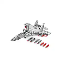 Netto Marken-Discount Reobrix 33028 Kampfjet 1066 Teile 53,5 cm ab 14 Angebot