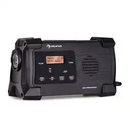 Netto Marken-Discount Patagonia DAB+ Outdoor-Radio DAB / DAB+ / FM Kurbelaufladung USB SOS-Alarm wasserdicht Schwarz Angebot