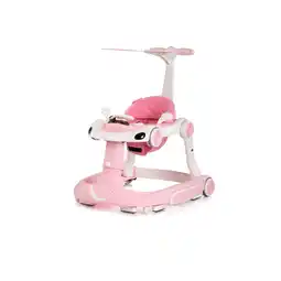 Netto Marken-Discount Chipolino Lauflernhilfe Happy Walker 5 in 1 Schaukelfunktion Musik Lichter Räder rosa Angebot
