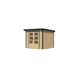 Netto Marken-Discount Karibu Gartenhaus Hollywood in versch. Größen und Farben, opt. mit Anbaudach Angebot