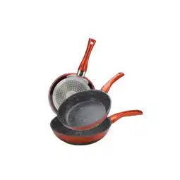 Netto Marken-Discount 3tlg Pfannenset Induktion Bratpfanne ø20-24-28cm Angebot