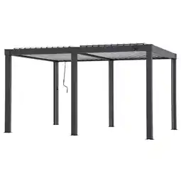 Netto Marken-Discount Sunjoy Multi Pergola MATTERHORN - 306cm x 406cm, anthrazit Angebot