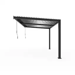 Netto Marken-Discount Sojag Terrassenüberdachung Hana 1013 Schwarz 305,3x399,4x270,1cm Angebot