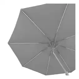 Netto Marken-Discount Blumfeldt Calais Sonnenschirm LED Aluminium-Rahmen Polyester-Bespannung UV 50 Grau Angebot