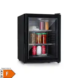 Netto Marken-Discount Brooklyn 42 Mini-Kühlschrank Glastür LED Ablage Schwarz 42 Liter Angebot
