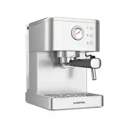 Netto Marken-Discount SteelPresso Siebträgermaschine Kompakt 20 bar Steamer Warmhalteplatte Angebot