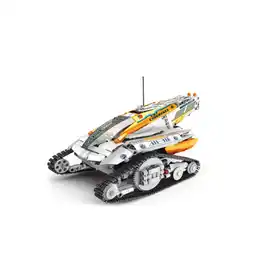 Netto Marken-Discount Reobrix 99001 Star Fahrzeug Klemmbaustein Modell mit RC 700 Teile ab 14 Angebot