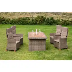 Netto Marken-Discount Merxx Toskana Set 9tlg. Tisch 185x90 cm Angebot