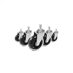 Netto Marken-Discount hjh OFFICE Stuhlrollen 5x ROLO SKATE CT 11mm/75mm 100 % Polyurethan Angebot