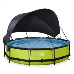 Netto Marken-Discount EXIT Frame Pool ø360x76cm mit Filterpumpe und Sonnensegel, versch. Ausführungen Angebot