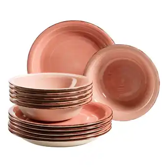 Netto Marken-Discount Mäser Teller-Set, Steingut Lumaca Angebot
