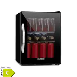 Netto Marken-Discount Beersafe M Onyx Kühlschrank 33 Liter 2 Böden Panoramaglastür Angebot