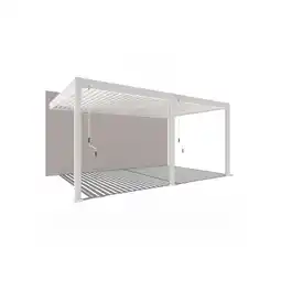 Netto Marken-Discount PergoLine Superior Wand Pergola 3,6 m x 5,3 m weiß Angebot