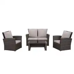 Netto Marken-Discount 4-Sitzer Lounge Set Polyrattan -versch. Ausführungen Angebot