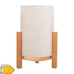 Netto Marken-Discount Näve Akkutischleuchte MADITA H: ca. 32cm leinen/natur Angebot