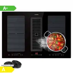 Netto Marken-Discount Full House 77 Down Air System Induktionsherd + Dunstabzugshaube 477 m³/h EEC A Angebot