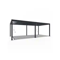 Netto Marken-Discount PergoLine Superior Pergola 3,6 m x 7,2 m anthrazit Angebot