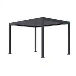 Netto Marken-Discount Pergoline elektrische Pergola Alu 3 m x 4 m anthrazit einwandige Lamellen Angebot